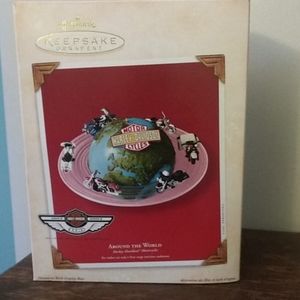 Harley Davidson Around the World Musical ornament